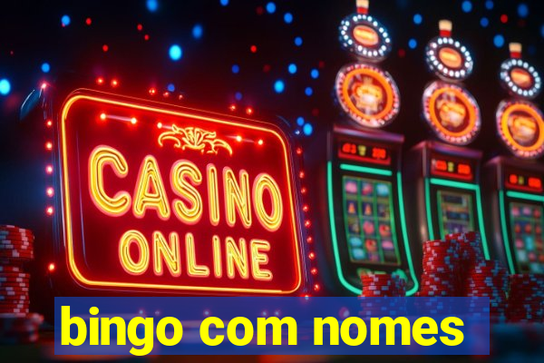 bingo com nomes